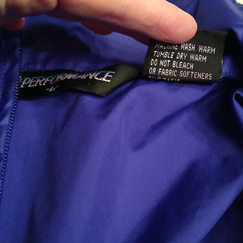 Blue Or Purple sleeveless Performance running vest, jacket, large - Picture 4 of 5